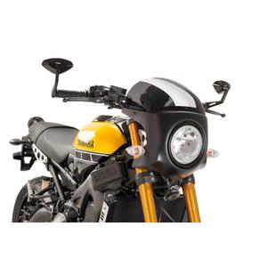Windshield PUIG SEMI-FAIRING 8934F matt black dark smoke