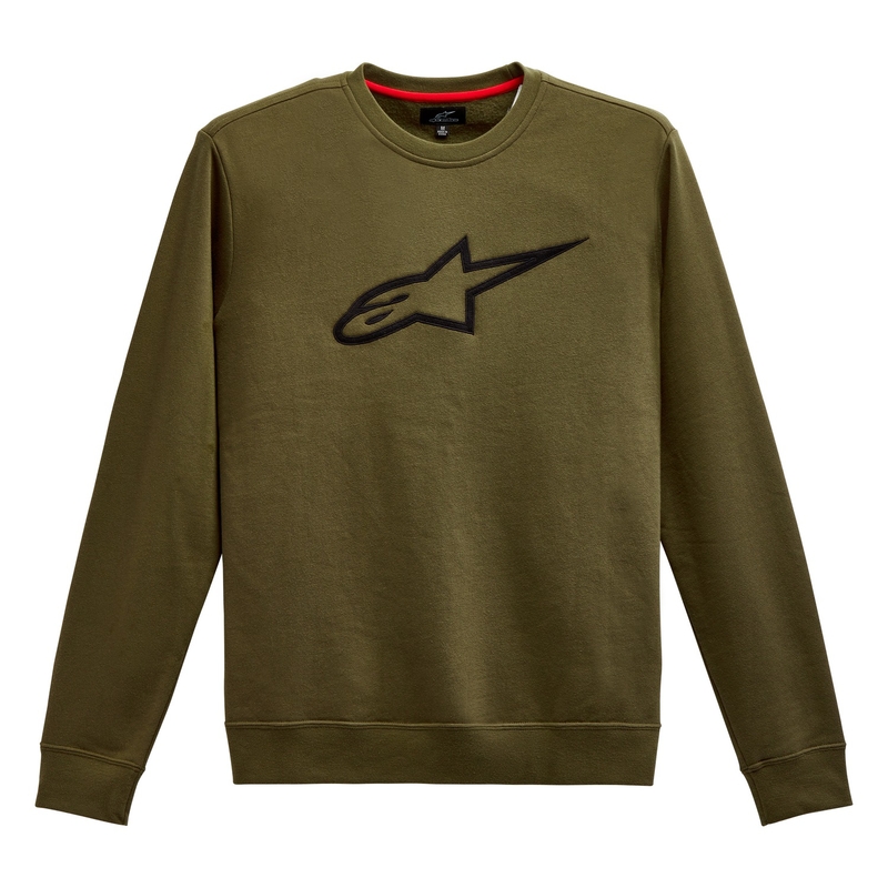 Alpinestars Ageless Crew Fleece pulóver zöld-fekete