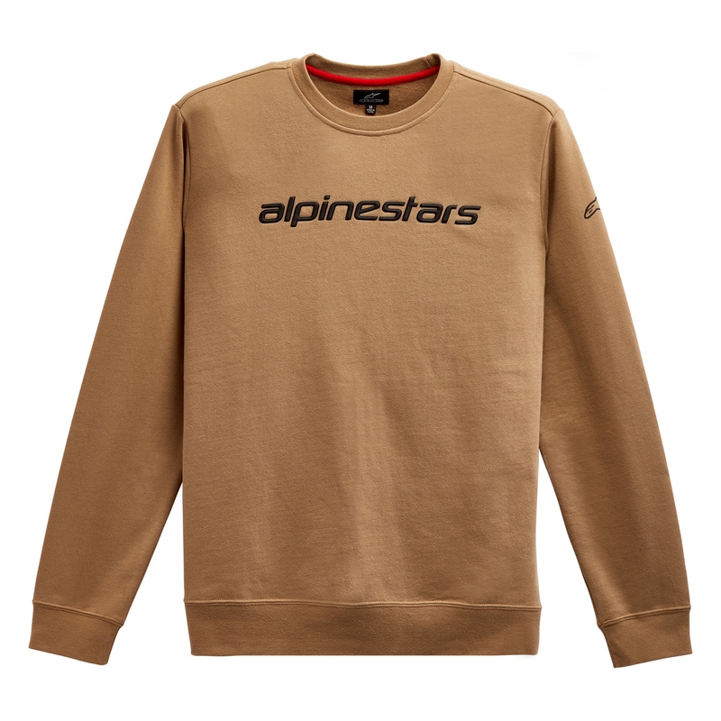 Alpinestars Linear Crew Fleece pulóver barna-fekete