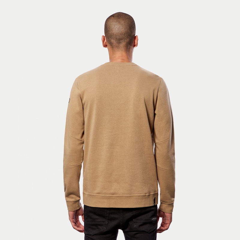 Alpinestars Linear Crew Fleece pulóver barna-fekete
