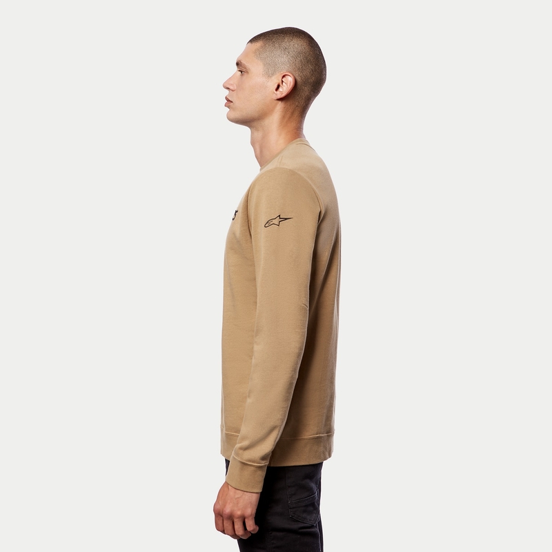 Alpinestars Linear Crew Fleece pulóver barna-fekete