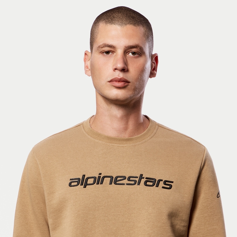 Alpinestars Linear Crew Fleece pulóver barna-fekete