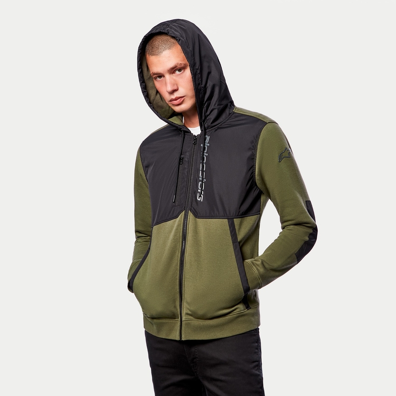 Alpinestars Aligned pulóver zöld-fekete