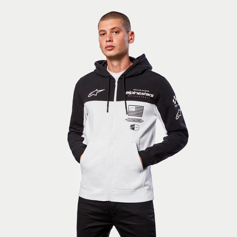 Alpinestars H Block Hoodie pulóver fekete-fehér
