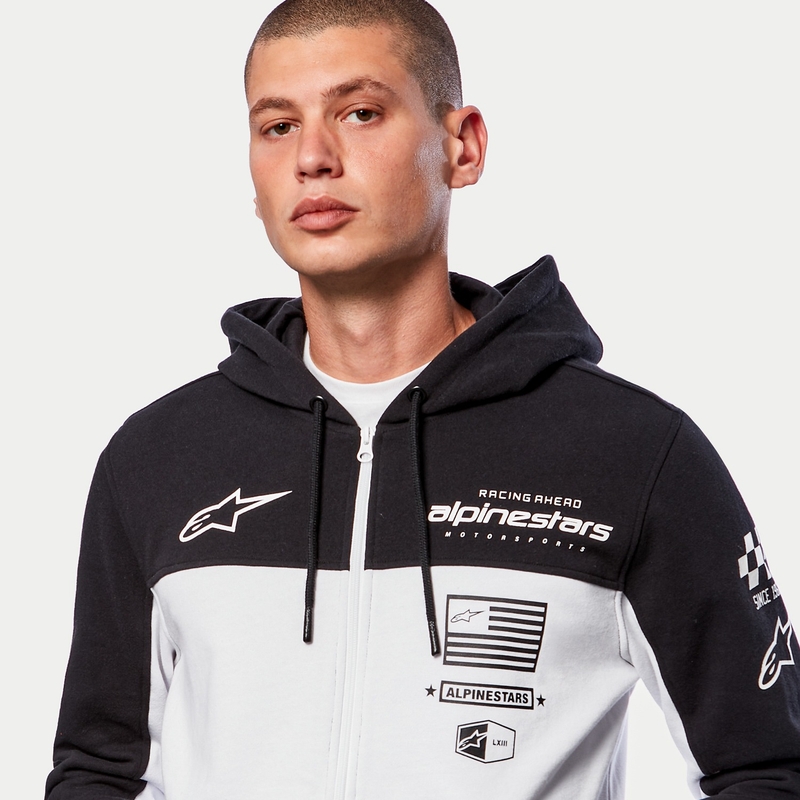 Alpinestars H Block Hoodie pulóver fekete-fehér