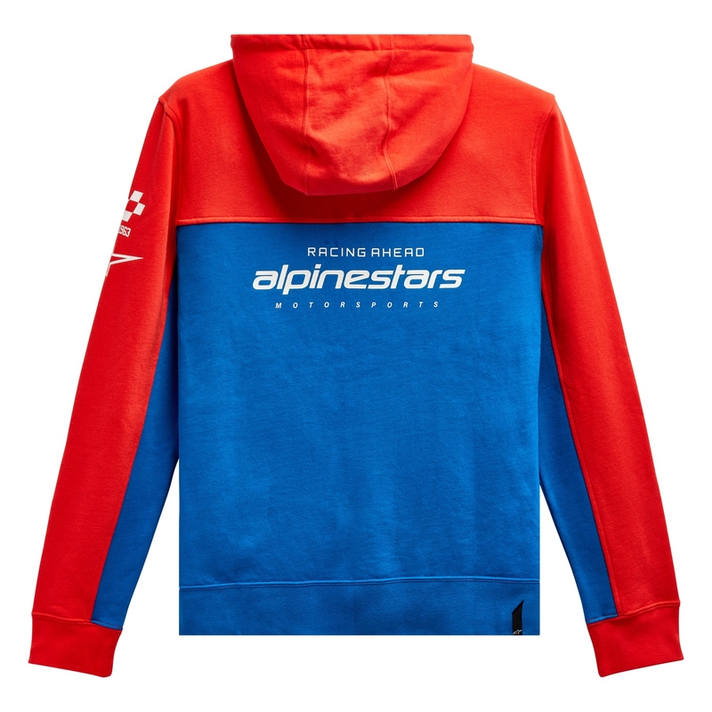 Alpinestars H Block Hoodie pulóver fluo piros-világos kék