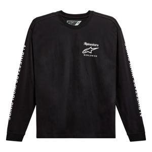 Alpinestars Authenticated Tee póló fekete-fehér