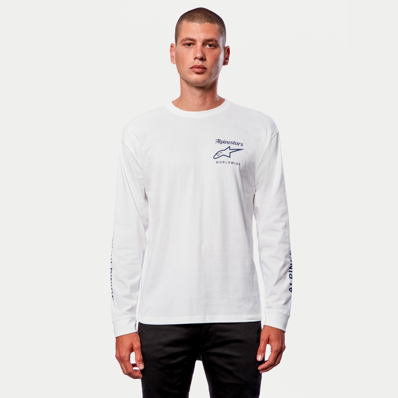 Alpinestars Authenticated Tee póló fehér-fekete