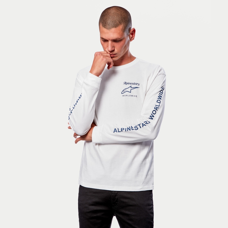Alpinestars Authenticated Tee póló fehér-fekete