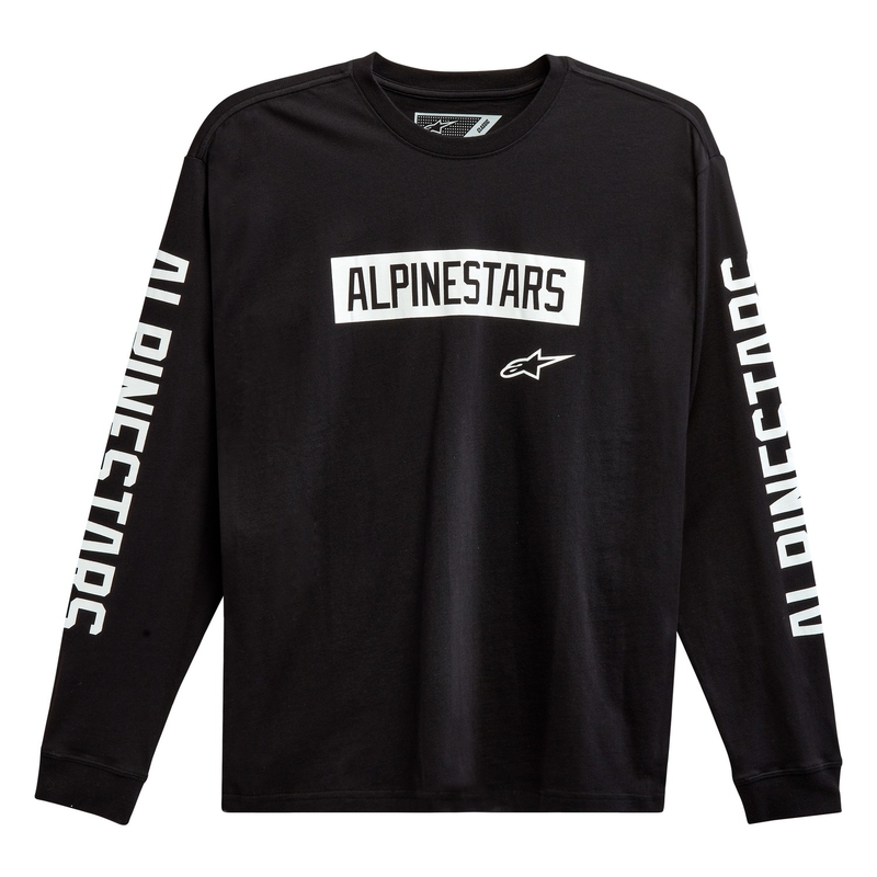 Alpinestars Face Off Tee póló fekete-fehér