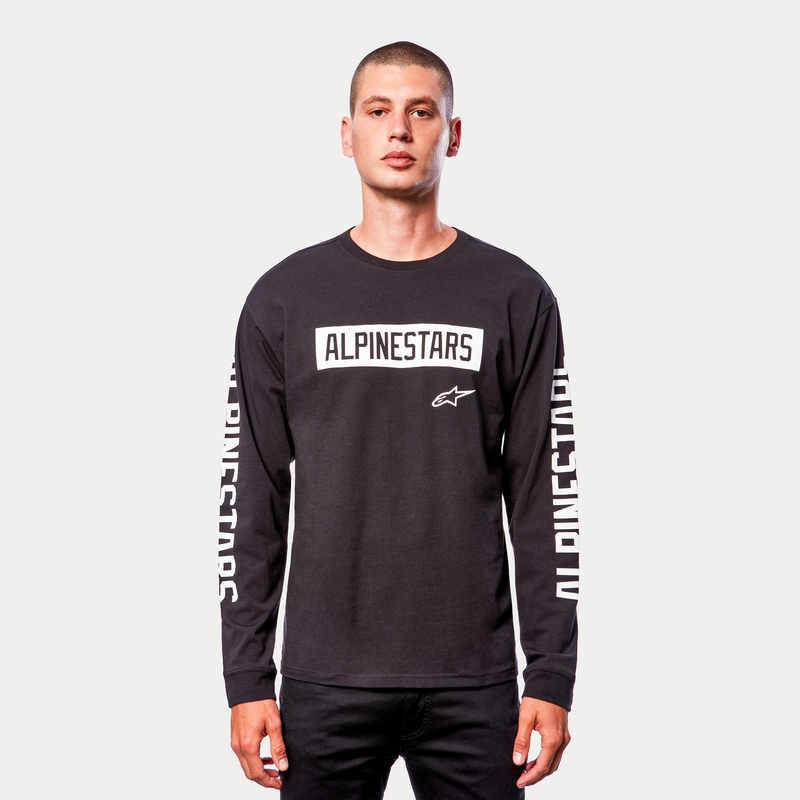 Alpinestars Face Off Tee póló fekete-fehér