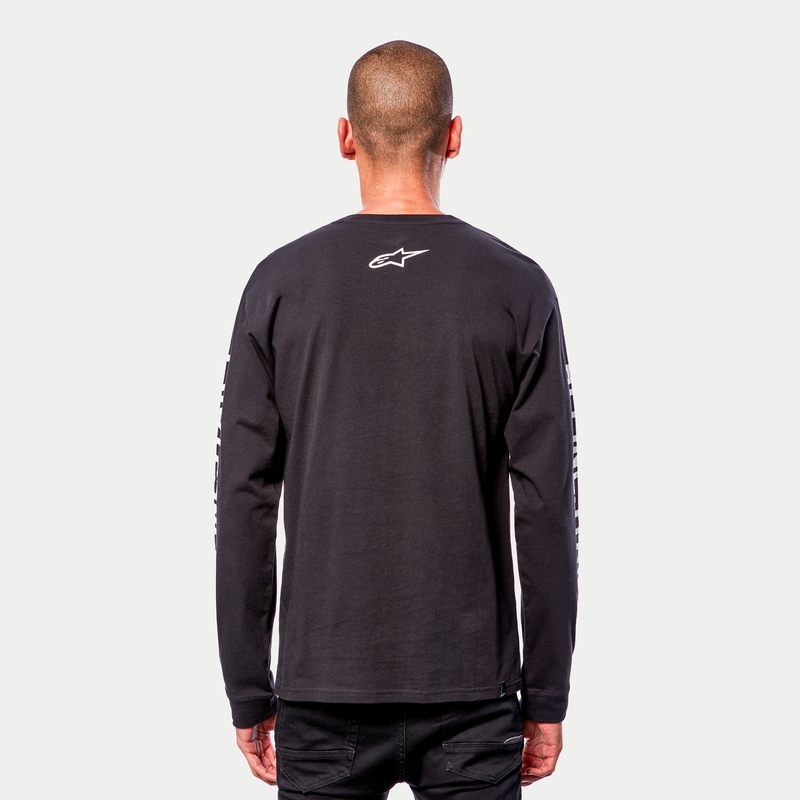 Alpinestars Face Off Tee póló fekete-fehér