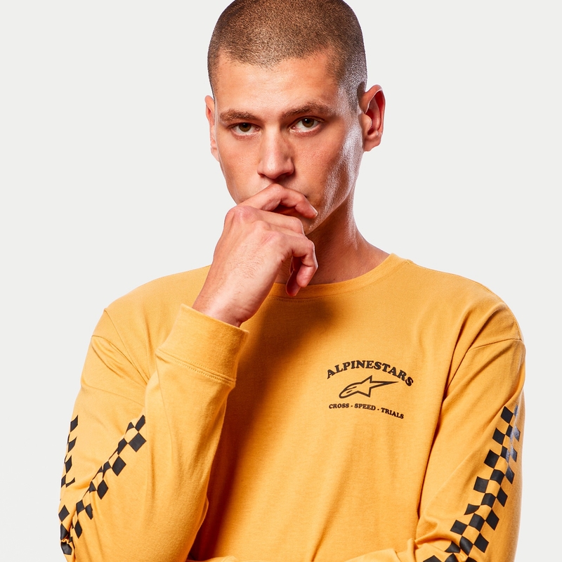 Alpinestars Sunday Tee póló sárga-fekete