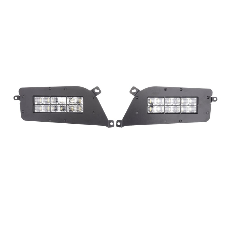 SHARK LED FÉNYSZÓRÓK POLARIS ATV-HEZ, UTV-HEZ HÁTTÉRVILÁGÍTÁSSAL, 2KS