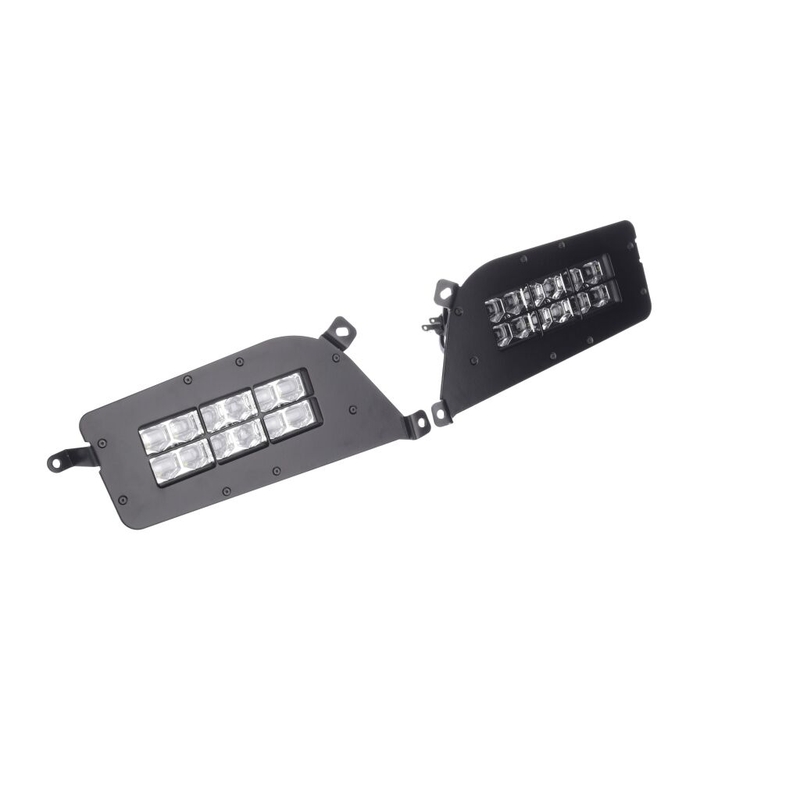 SHARK LED FÉNYSZÓRÓK POLARIS ATV-HEZ, UTV-HEZ HÁTTÉRVILÁGÍTÁSSAL, 2KS