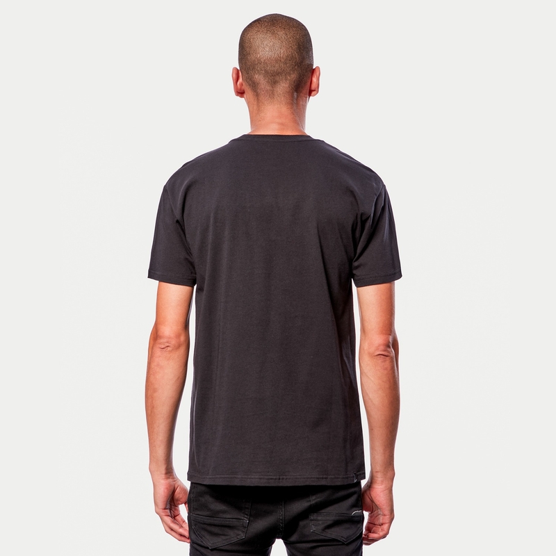 Alpinestars Flag Tee rövidujjú trikó fekete-fehér