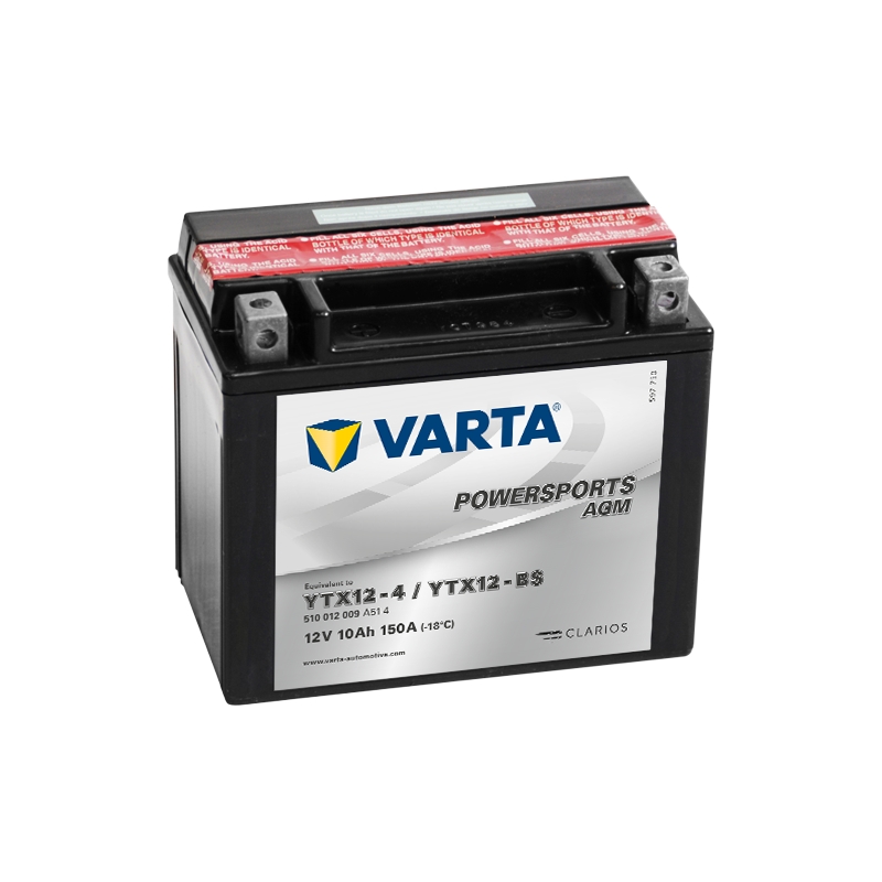 VARTA 12V/10AH-MOTO LF karbantartásmentes akkumulátor (YTX12-4/YTX12-BS)
