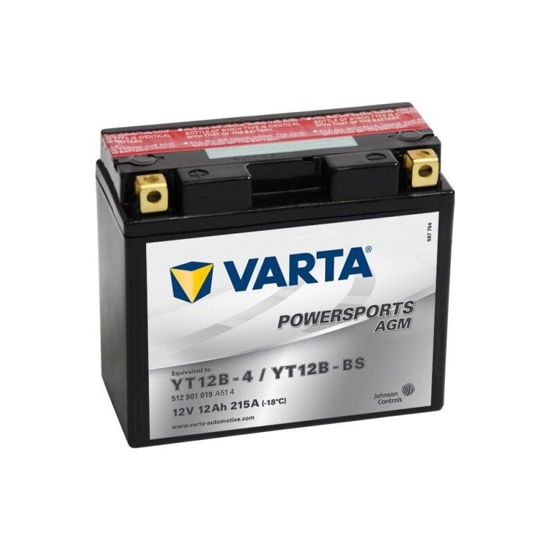 VARTA MOTO LF (YT12B-BS) 12V/12AH karbantartásmentes akkumulátor