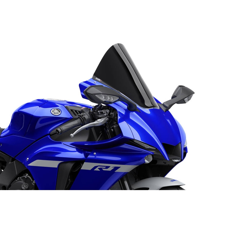Windscreen PUIG R-RACER fekete részére YAMAHA YZF-R1 2020-2024