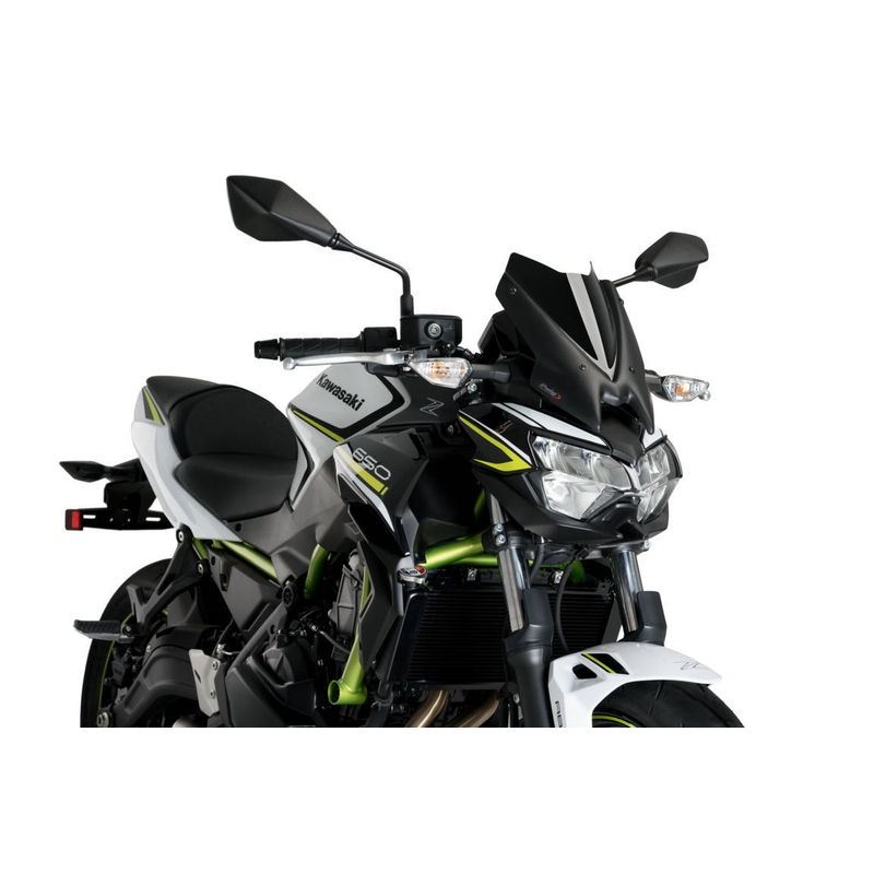 Windshield PUIG NEW GEN. SPORT fekete részére KAWASAKI Z 650 2020-2024