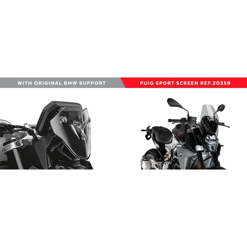 Windshield PUIG NEW GEN. SPORT smoke
