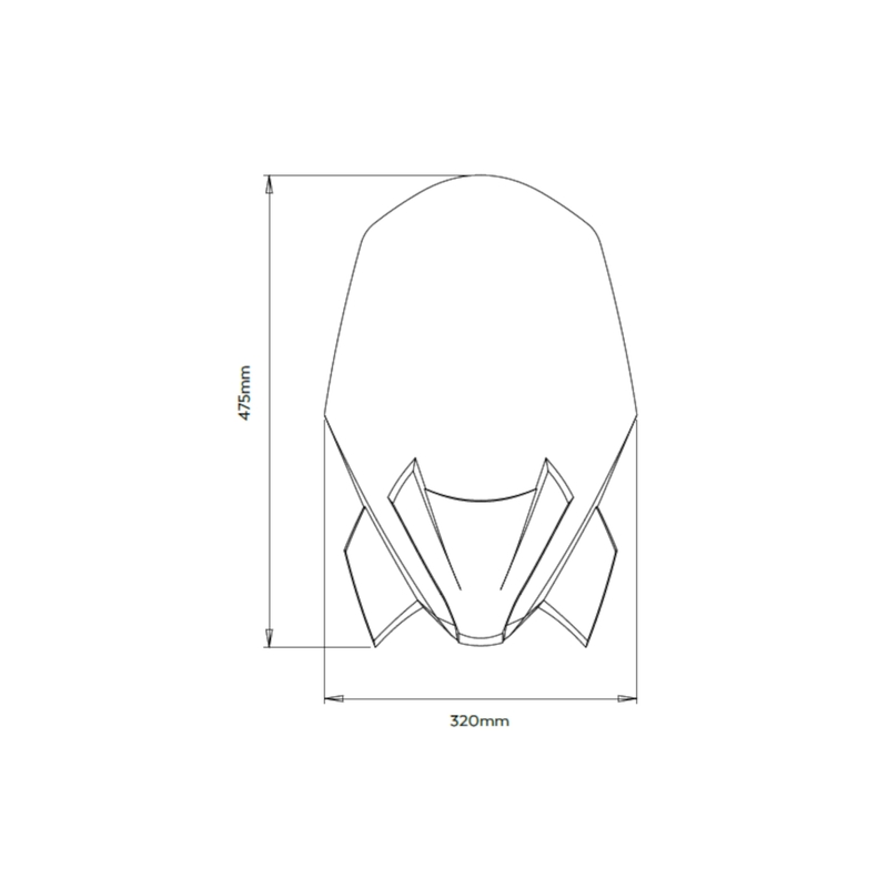 Windshield PUIG NEW. GEN TOURING dark smoke