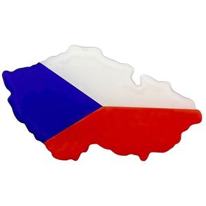 Csehország 3D matrica térképe