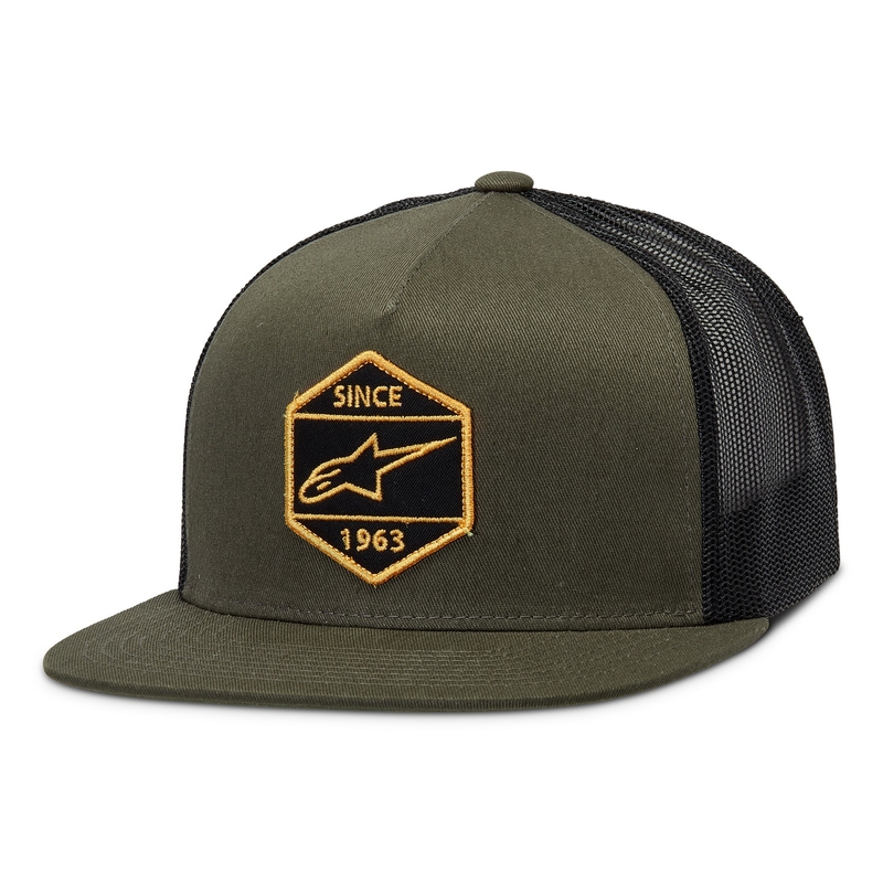 Alpinestars Bolt Trucker siltes sapka zöld-fekete