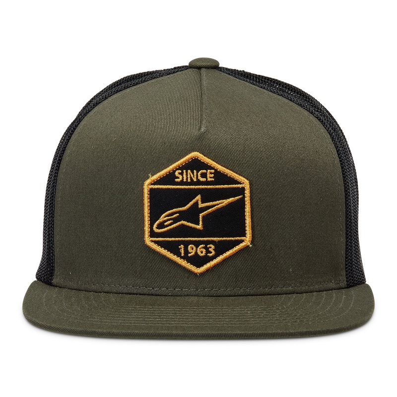 Alpinestars Bolt Trucker siltes sapka zöld-fekete