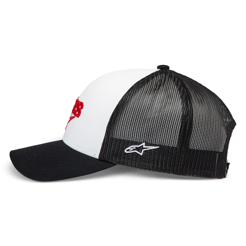 Alpinestars Pedigree siltes sapka fehér-fekete-piros