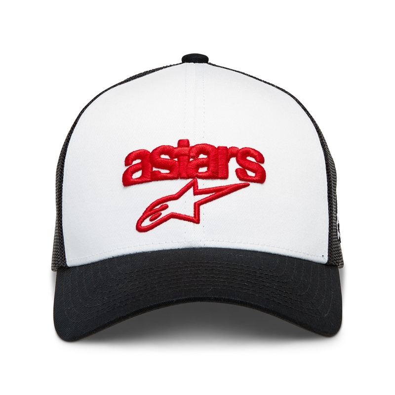 Alpinestars Pedigree siltes sapka fehér-fekete-piros