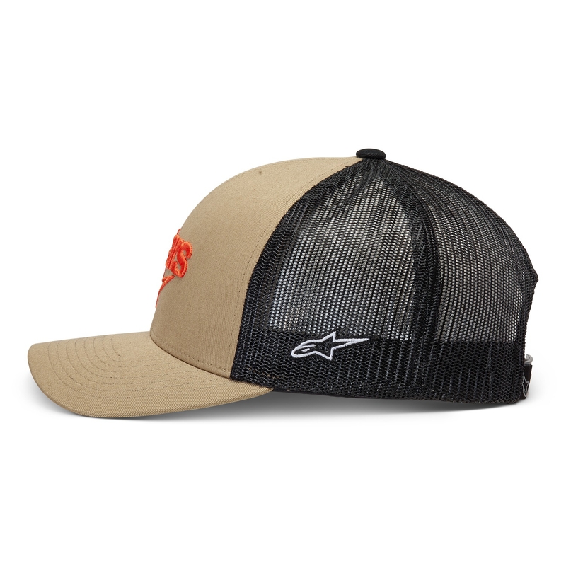 Alpinestars Pedigree siltes sapka barna-fekete-narancssárga