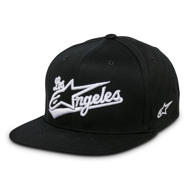 Alpinestars Los Angeles Hat siltes sapka fekete-fehér