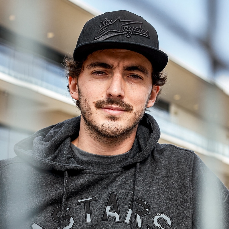 Alpinestars Los Angeles Hat siltes sapka fekete-fehér