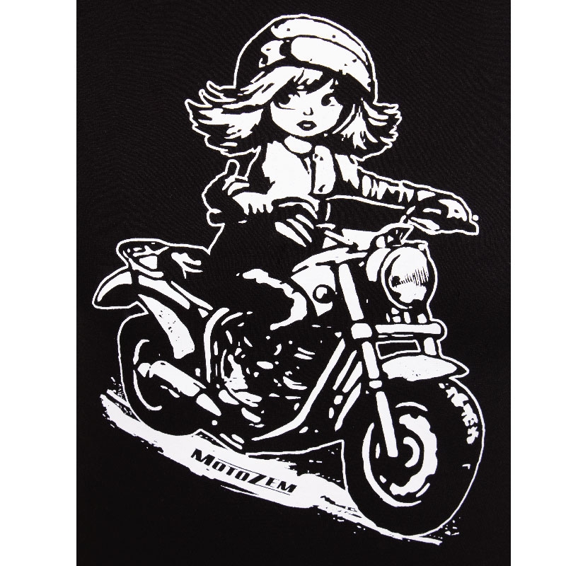 MotoZem - motoros gyerek lány póló