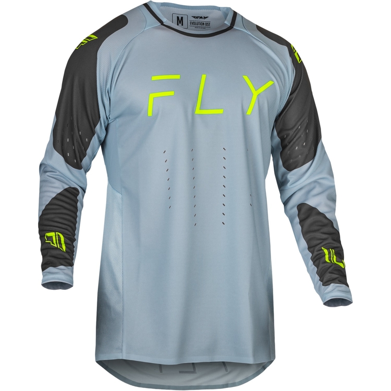 Motocross mez FLY Racing Evolution DST szürke-fekete-fluo zöld kiárusítás