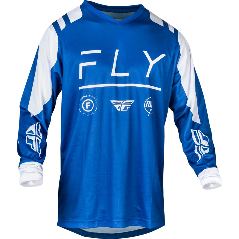 FLY Racing F-16 Artic 2024 motokrossz mez kék-fehér
