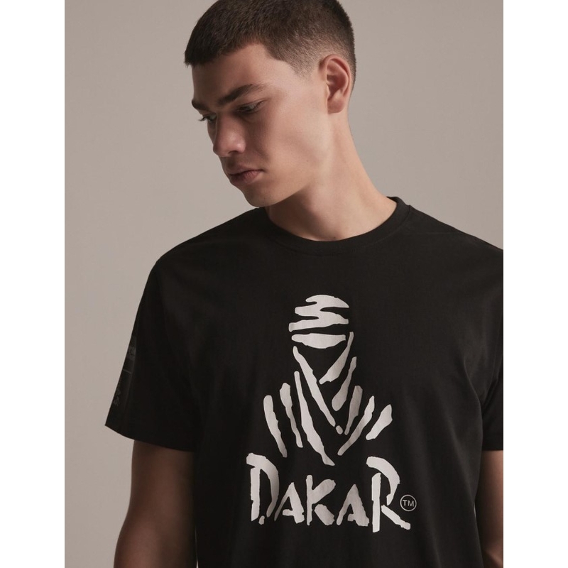 DAKAR DKR Logo 123 póló fekete