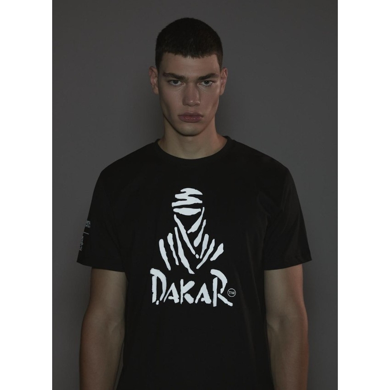DAKAR DKR Logo 123 póló fekete