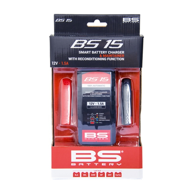 Akkumulátor töltő BS-BATTERY SMART 12V 1500mA