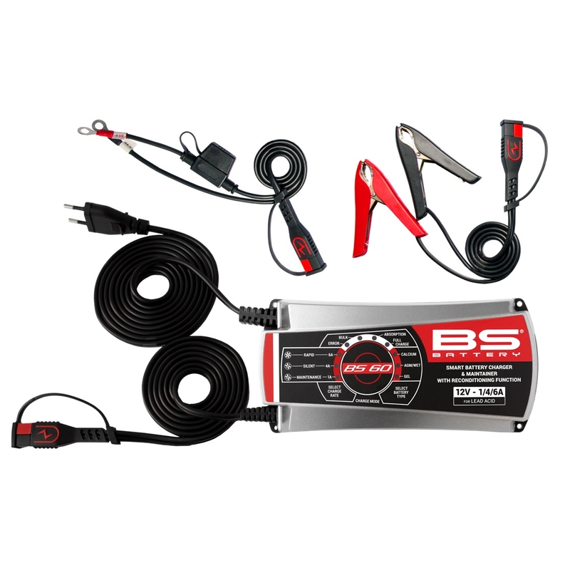 Akkumulátor töltő BS-BATTERY PRO SMART 12V 1/4/6A