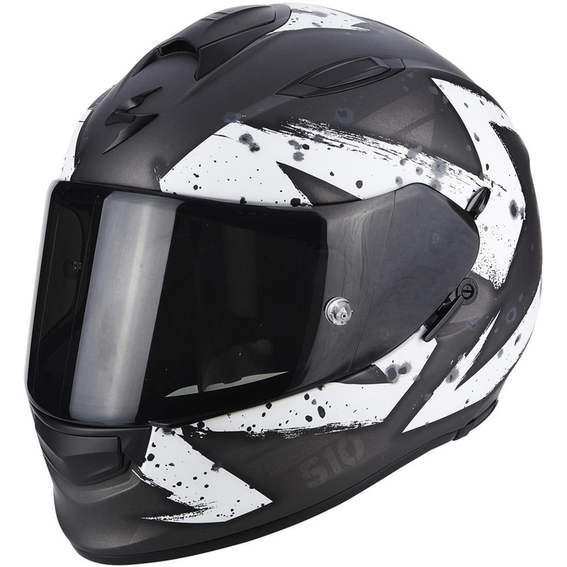 Integrált sisak Scorpion EXO-510 Air Marcus fekete matt-ezüst-fehér