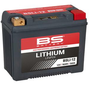 Lítium akkumulátorok
motorkerékpárra BS-BATTERY BSLI-12