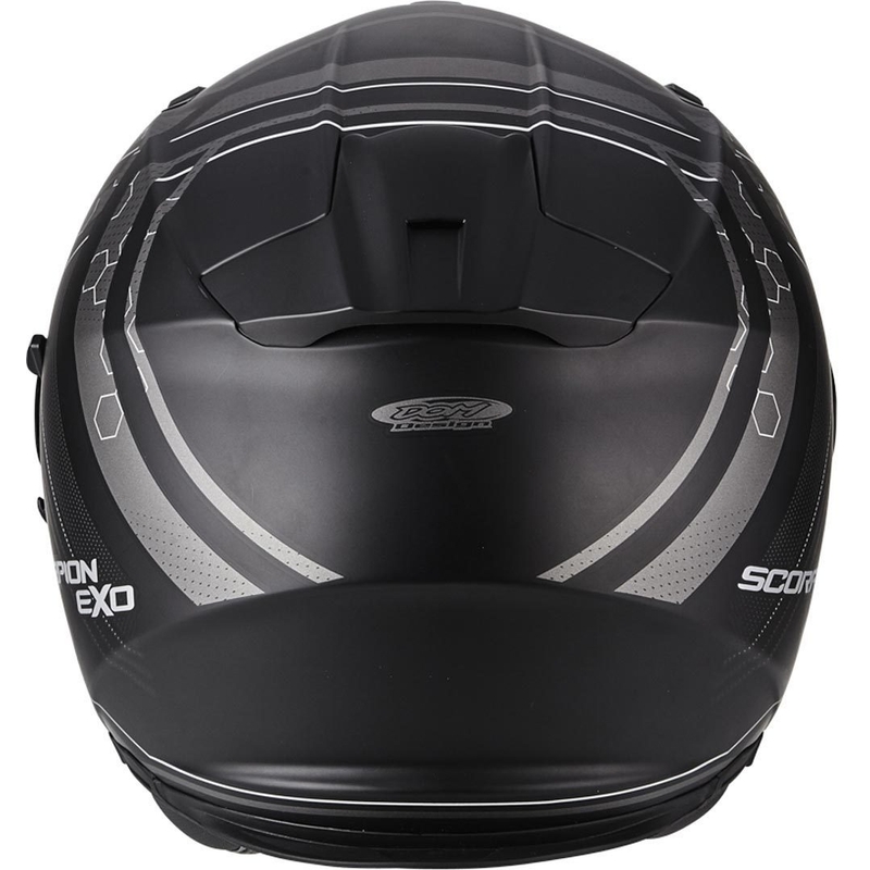 Integrált motoros sisak Scorpion EXO-510 Air Sync Fekete Matt-Ezüst Akció kiárusítás