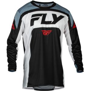 FLY Racing Lite 2024 motocross mez fekete-fehér-szürke