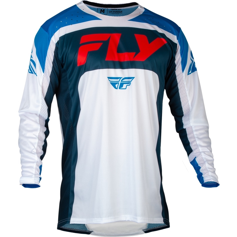 FLY Racing Lite motocross mez piros-fehér-kék kiárusítás