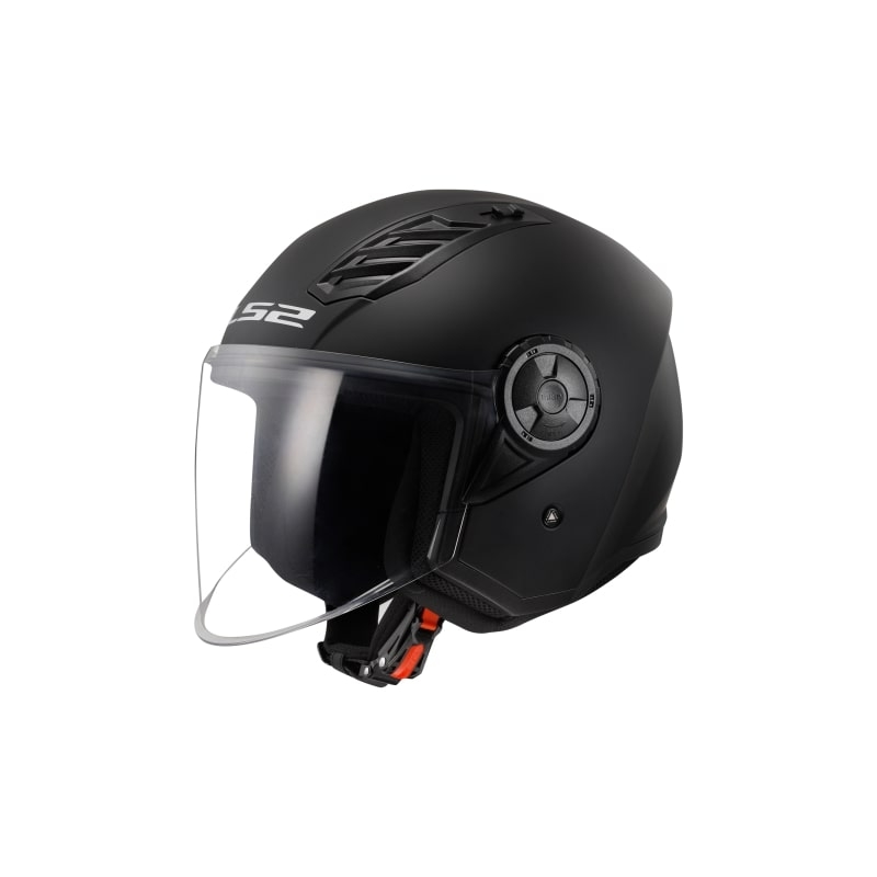LS2 OF616 Airflow II Solid nyitott bukósisak fekete matt