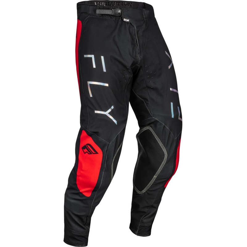 FLY Racing Evolution DST motocross nadrág fekete-piros kiárusítás