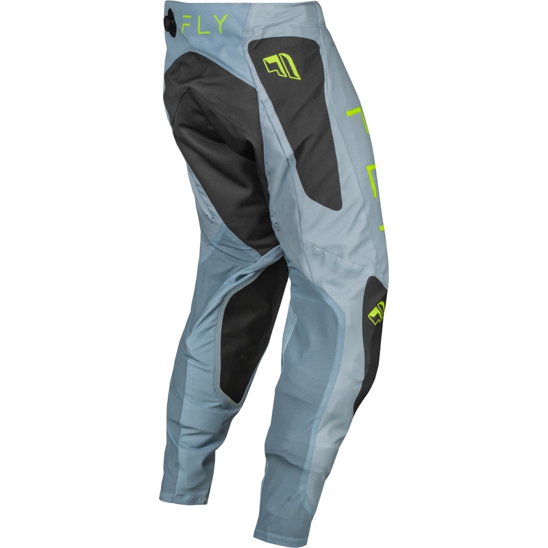 FLY Racing Evolution DST 2024 motocross nadrág szürke-fekete-fluo zöld kiárusítás