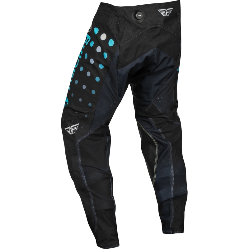 FLY Racing Evolution DST motocross nadrág fekete-kék